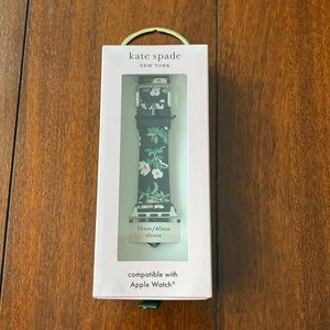 NWT Kate Spade Apple Watch floral print silicone band 38/40mm